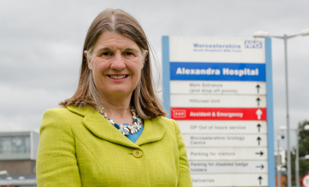 Rachel at the Alexandra Hospital