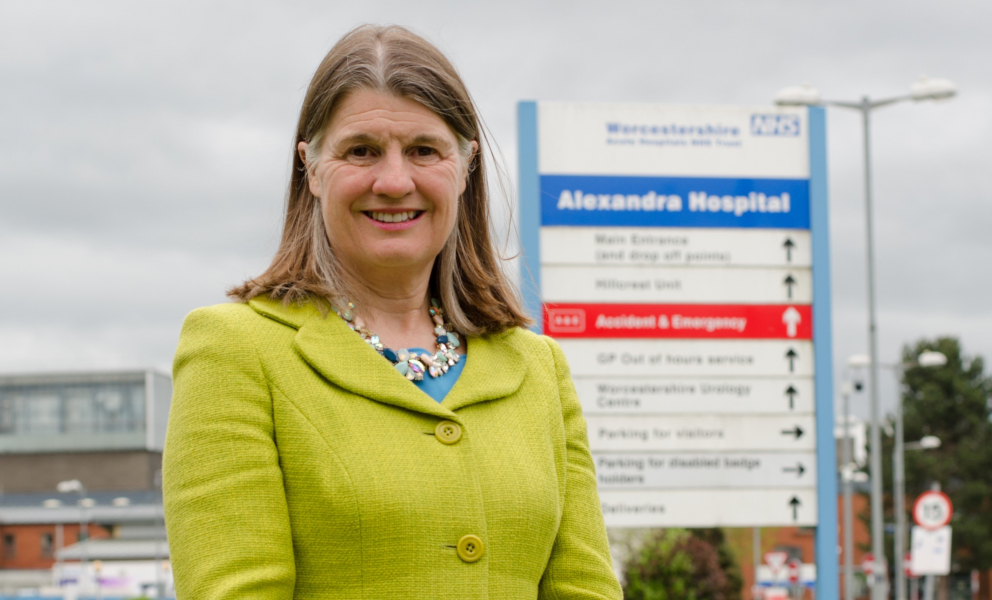 Rachel at the Alexandra Hospital