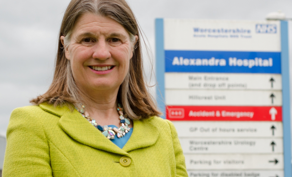 Rachel at the Alexandra Hospital