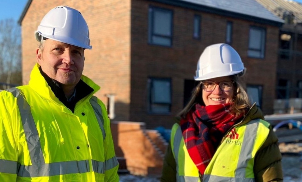 Rachel and Cllr Matt Dormer