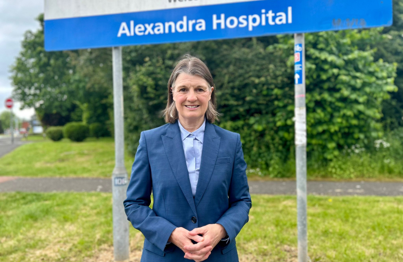 Rachel at the Alexandra Hospital