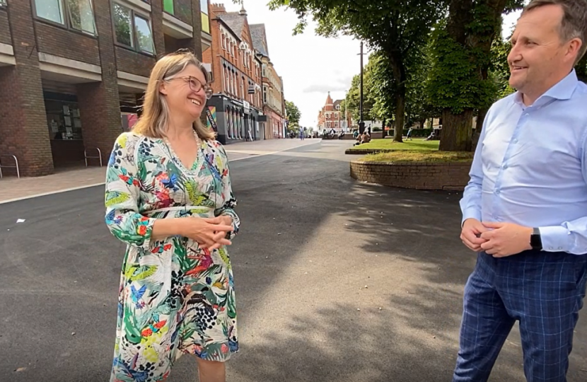 Rachel with Councillor Matt Dormer