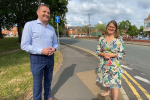 Rachel with Councillor Matt Dormer