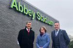 Rachel at the Abbey Stadium