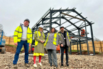 (Left to right) Mick Fitzgerald, Rachel Maclean, Cllr Emma Marshall and Jordan Cooke.